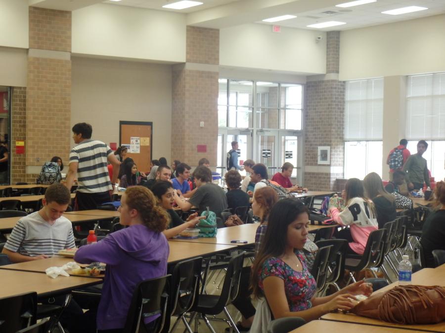 Freshmen students have used lunches as opportunities to make new friends and connect with peers.