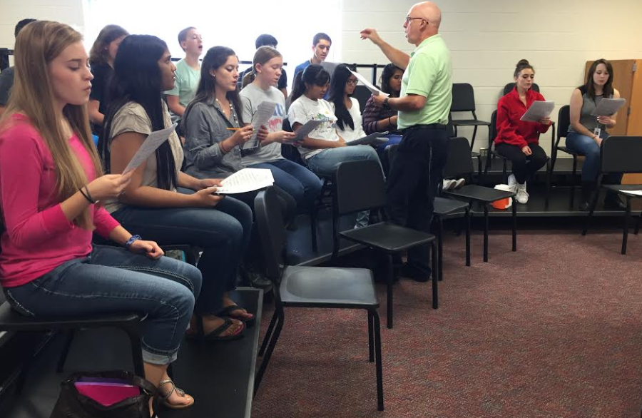 For nine years choir director Bruce Stevenson has been working with high school students. This week he is helping them prepare for All-State auditions on Thursday. 