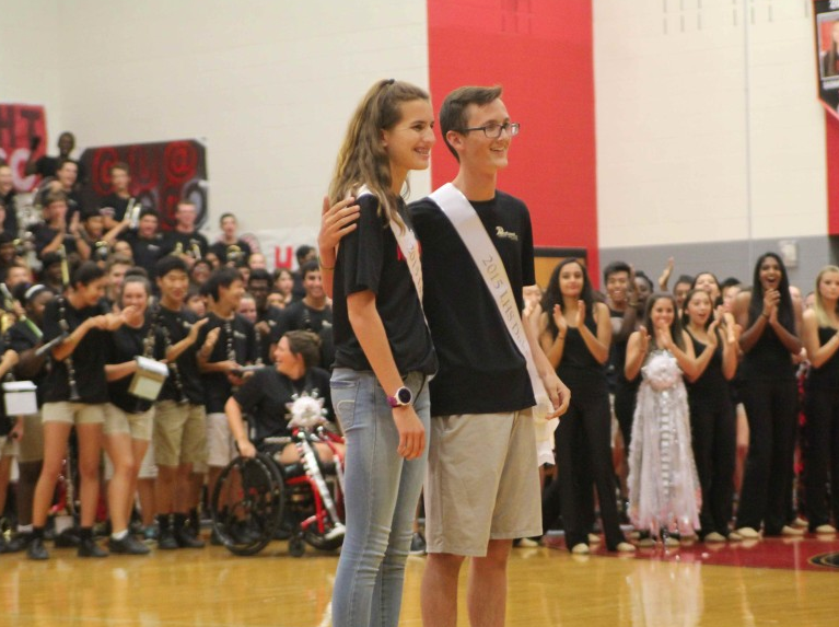 Along with being one of top 5A cross country runners in the area, sophomore Carrie Fish was also elected part of the 2015 Homecoming Court as she and Shane Bugni were the Dutch and Dutchess.