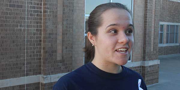 “The only way we will be able to develop ourselves as humankind is by recognizing each other’s differences and making sure it’s all okay,” Best Buddies president Rylee McHenry said. Signing a poster in the cafeteria that urges people to not dismiss the abilities of others, McHenry is a leading proponent of the school's White Ribbon Week. 
