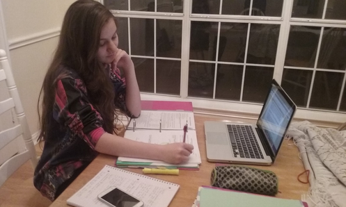 Seemingly counterintuitive, students work productively over holiday break. 