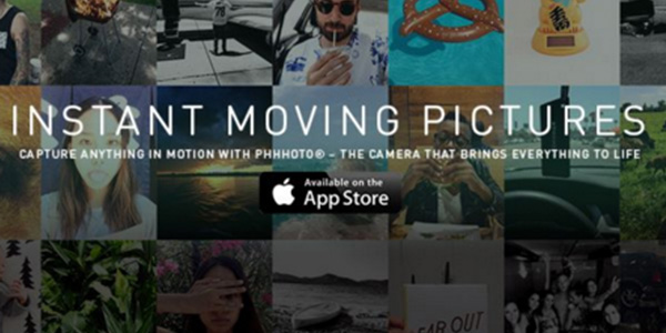 The app Phhhoto takes four pictures and compile them into a gif. The result is a fast paced moving picture of the captured moment. The app is pretty straight-forward and easy to use. 

