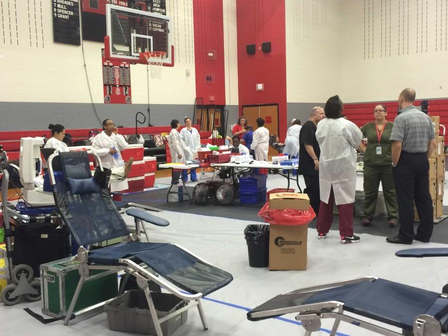 Thursday and Fridays blood drive will take place at the CTE Center from 8:15 a.m. - 3:45 p.m.  Earlier this year, the school hosted a blood drive in the gym (Oct. 16, 2015).