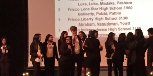 When their names were called, HOSA placers were welcomed to stage to accept their awards.