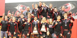 The boys' and boys' team took an unprecedented sweep of the 2016 Region II-5A Championship.