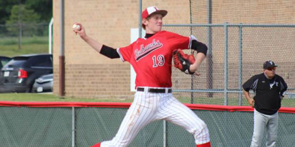Senior Noah Thompson is one of the top right-handed  pitchers in the city and will be attending Seton Hall in the fall. 