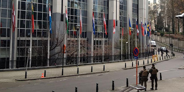 Just weeks before the March 22 bombings in Brussels, staff reporter Rielly Martens was in Belguim where she took this picture, a site approximately 550 meters from where one of the bombs went off. 