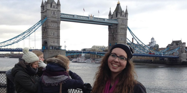 With Londons Tower Bridge behind her, staff reporter Reilly Martens has some tips on visiting a foreign country. 