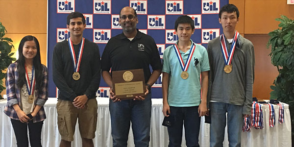 The team was also accompanied by Advanced Academics director Krishna Chetty, who used to teach AP Chemistry and coach UIL Science at Liberty before moving on to his administrative position. 