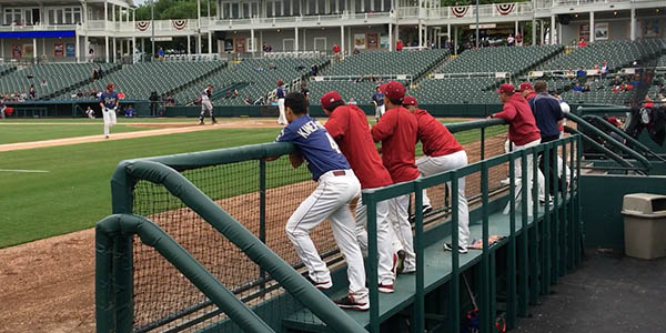 Off to an 18-6 start, the Frisco RoughRiders are atop of the Texas League with a roster filled with top prospects in the Texas Rangers system. 