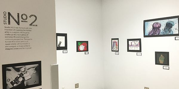 Art students now have a place to display their work on campus with Wednesdays opening of Studio NO.2.