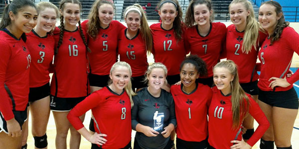 The volleyball team defeated Lewisville 3-0 Tuesday night. The team opens district play Sept. 9.