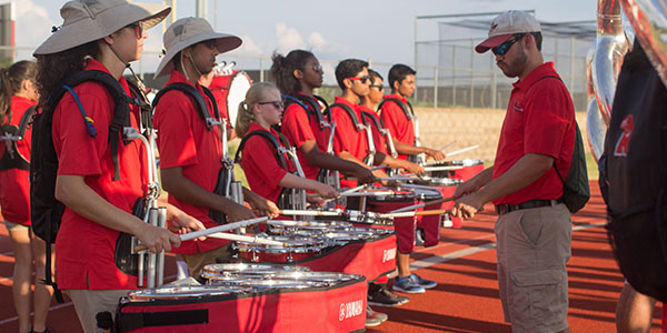 The schools drumline barely missed out on 2nd place at Saturdays 25th Annual Plano Drumline Competition September 24, 2016 at Clark Stadium in Plano.