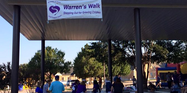 Saturdays Journey of Hope Walk raises funds to help provide support for children who have lost a loved one. 