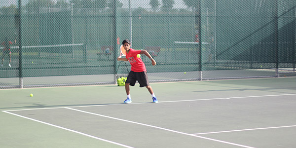 The tennis team will compete in the area championship on Thursday against Frisco.