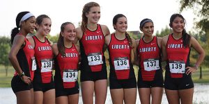 All seven members of the girls varsity finished in the top 17 at the District 13-5A meet on Thursday, Oct. 12 at Warren Park. 