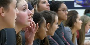 From the bench, there's nothing that can be done but watch for volleyball players in the team's 3-0 first round playoff lost to Prosper. 