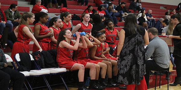 The girls basketball team finished District 13-5A play in a first place tie with Lone Star. 