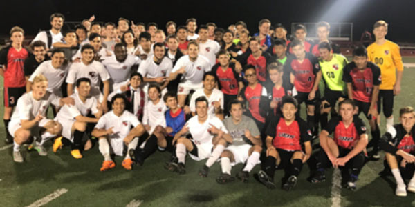 The winter break featured action from the boys soccer team as well as both boys and girls basketball. 