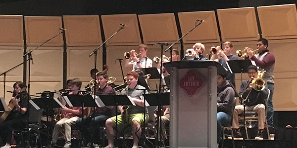 All-Staters rehearsed Wednesday night upon arriving in San Antonio and all day Thursday and Friday in preparation for each group’s respective performance on Saturday at the annual Texas Music Educators Association convention. 
