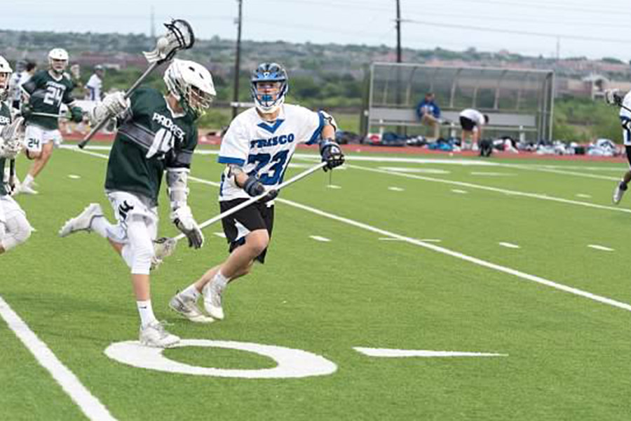 Sophomore Austin Widner plays lacrosse for the Frisco Lacrosse team.
