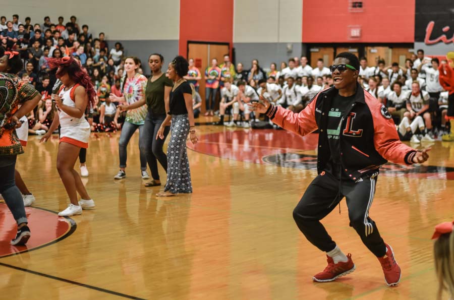 First+pep+rally+features+decades+of+dancing