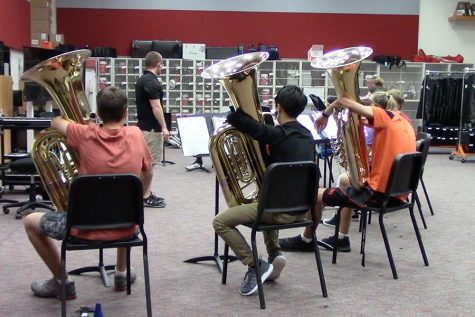 Taking part in either 5A or 6A, 62 band students are spending Thursday evening and all day Friday at the TMEA All-Region 24 clinic and concert. 