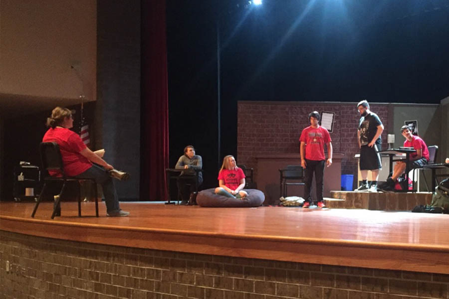 Cast and crew members from Gifted rehearse on Tuesday, Sept. 26, 2017. Gifted premieres Wednesday at 7 p.m.
