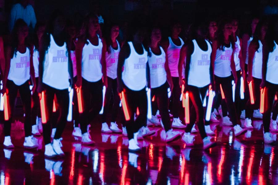 The+Redhawks+are+ready+to+blackout+The+Nest+for+the+first+pep+rally+of+the+year.+The+pep+rally+will+highlight+the+fall+sports+starting+up%2C+and+also+will+feature+performances+by+cheer%2C+drill+team%2C+and+band.