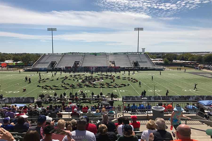 Band is competing at the Carrollton-Farmers Branch Tournament of Champions this weekend.