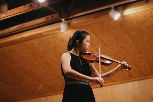 Junior Megan Lin has been playing violin for most of her life. 