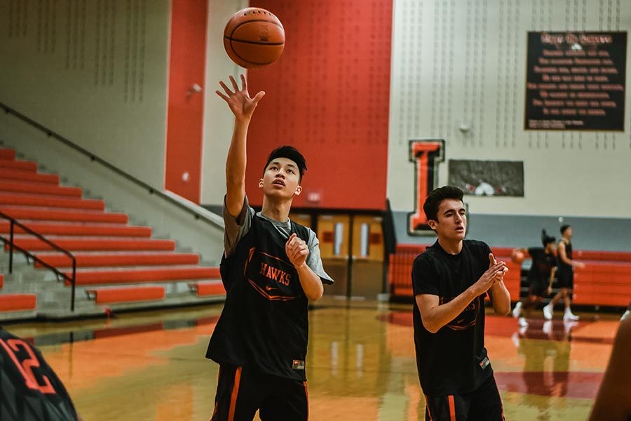 Playing+basketball+for+six+years%2C+junior+Kenny+Cheung++said+one+of+his+proudest+moments+is++making+varsity+and+being+able+to+compete+at+the+highest+level+with+these+guys.%E2%80%9D