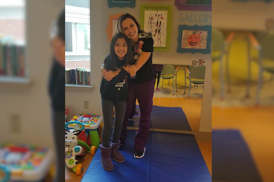 Liyana bonded with her nurse, Morgan, after her second surgery and over the winter break got her wish of having her as a nurse when she was admitted over winter break.