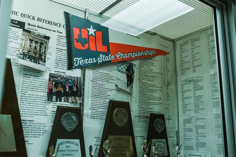 Liberty competed in the UIL competition on Saturday in hopes of adding more accolades to the case. Many students placed in several categories.