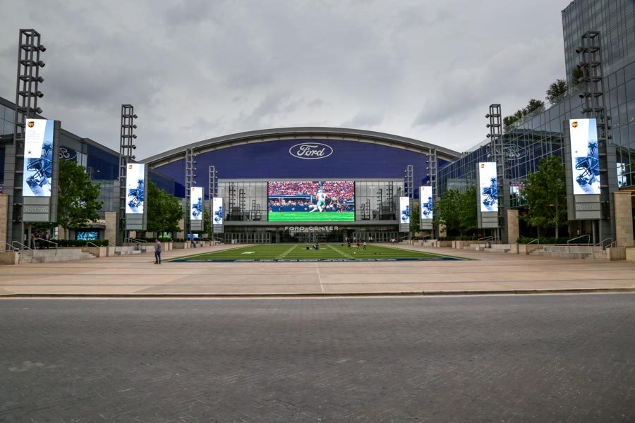 In a $1.5 million project, the Dallas Cowboys built the Ford Center at the Star primarily as a practice facility and HQ. However, since its opening in 2016, the stadium has been available for FISD games and other professional leagues.