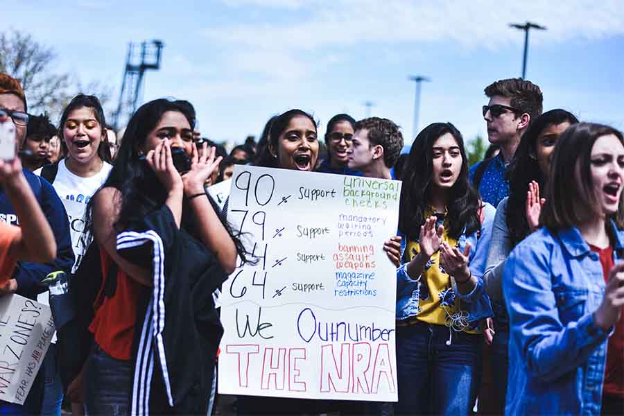 Students+join+forces+for+national+school+walkout