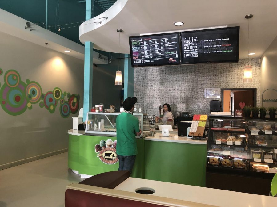 With its colorful interior, Delish Bubble Tea offers a variety of beverages just a little ways off campus. 