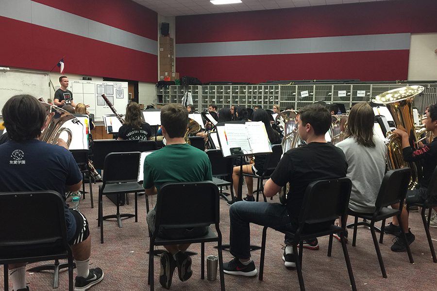 Band and Orchestra members came together for All-Region on Saturday after weeks of practicing solo. By sending 16 students from campus to play alongside some of the regions top players created a competitive environment to further enhance their skill.