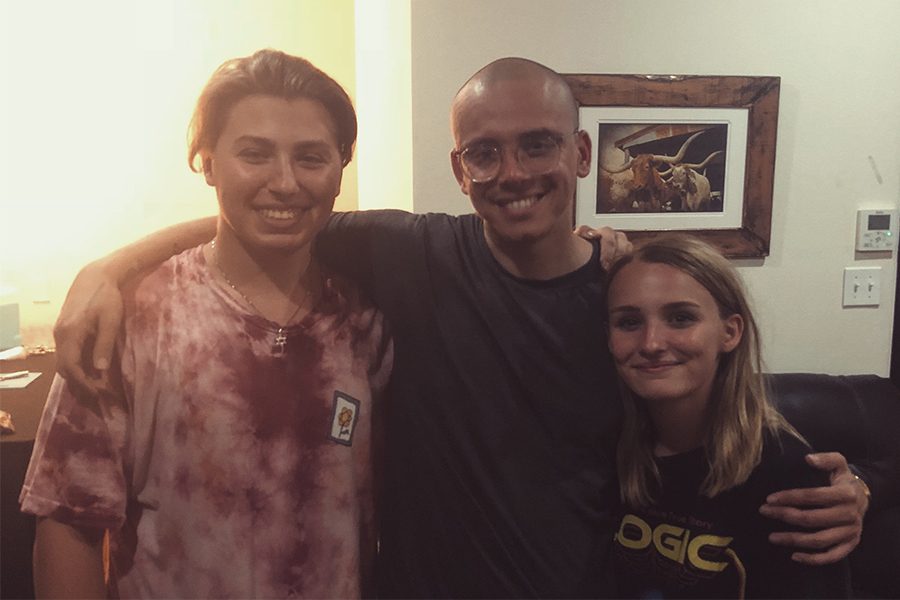 Getting Logics attention during his July concert in Dallas, junior Roy Nitzan and Meghan Champagne were invited backstage after the concert where they were able to meet and take a picture with the hip hop star. 