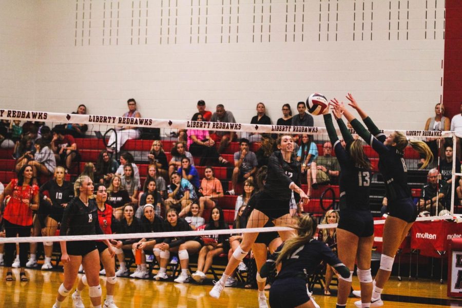 Since+losing+its+first+District+9-5A+game+to+Wakeland%2C+the+Redhawks+have+soared+to+seven+straight+wins+after+beating+Heritage+3-0+on+Tuesday.+Next+up+for+the+team%2C+a+battle+for+first+place+with+Lebanon+Trail+on+Friday+at+The+Nest.+