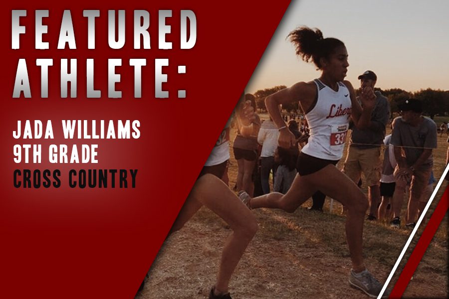Claiming+a+spot+on+varsity%2C+freshman+Jada+Williams+discovered+her+love+for+cross+country+in+middle+school+and+has+been+racing+ever+since.