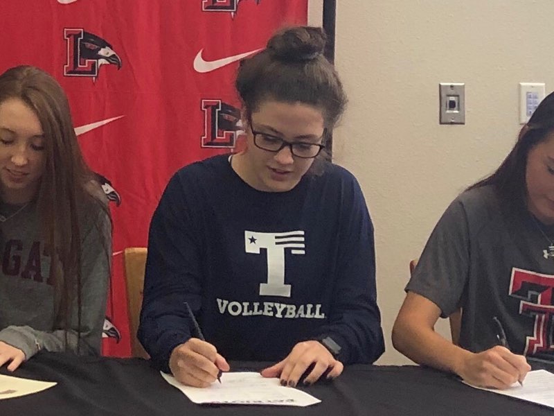 Senior Tara Martin signed to play girls' volleyball at The University of Texas at Tyler.