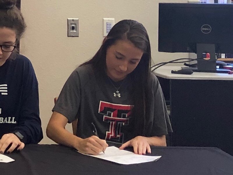 Senior Hannah Anderson signed to play girls' soccer  at Texas Tech University.