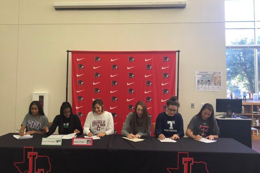 Six Redhawks sign letters of intent