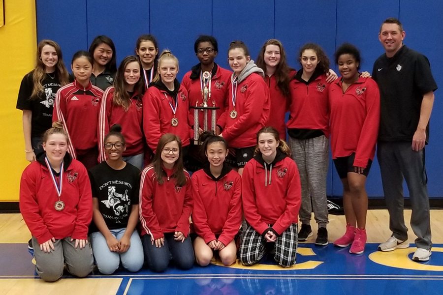 Taking part in the Texas Ladies Classic at Frisco High, the girls wrestling team took second place with with seniors Savannah West and Jordan Johnson each taking their weight class. 

