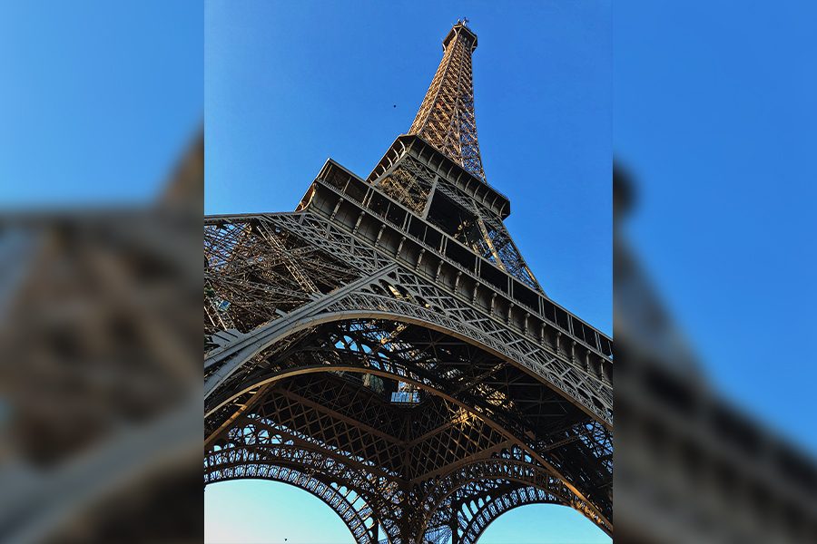 The Eiffel Tower is a top sight to see in Paris; where one can find food that meets many dietary needs. 