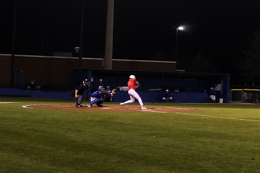 Both baseball and softball fell to the Centennial Titans with the girls falling 10-0 and the boys 7-3 on Friday, March 29, 2019.