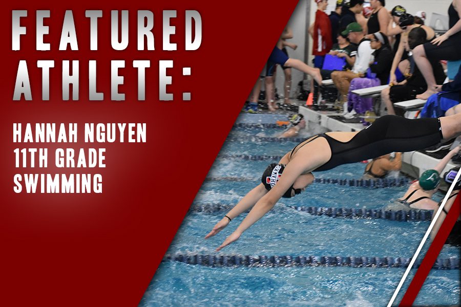 The bond she shares with her teammates has been important to junior Hannah Nguyen in her three years on the team. Nguyen balances practice and classwork as she heads to state as part of girls 200 meter freestyle relay team.