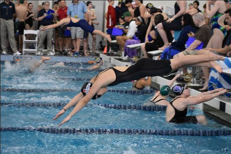 The Redhawks dive into a meet against Lone Star and Memorial Tuesday at the Bruce Eubanks Natatorium. 