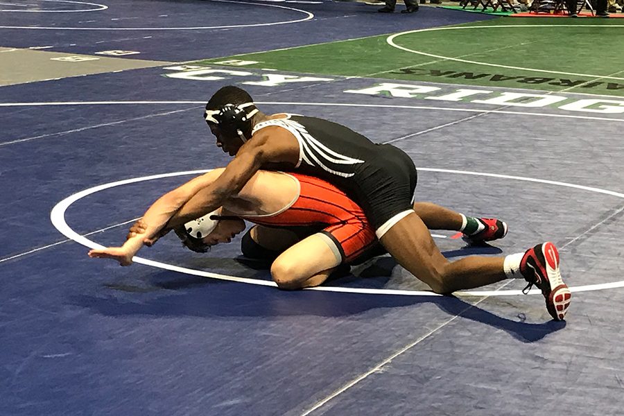 Senior Precious Essien dominates against his opponent on Friday and Saturday placing 3rd. 